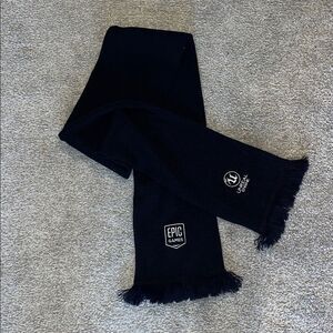 Black Epic Games Unreal Engine Video Gamer Pro winter ski snowboard knit scarf